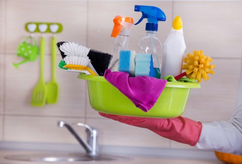 Professional carpet cleaner in a W1W home preparing for deep cleaning