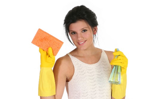 Cleaning equipment and protective gear used for safe carpet cleaning