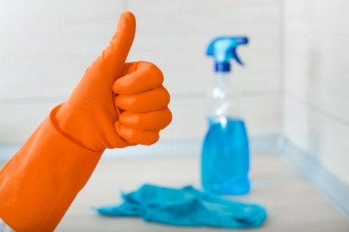 Detailed post-renovation cleaning in a central London property