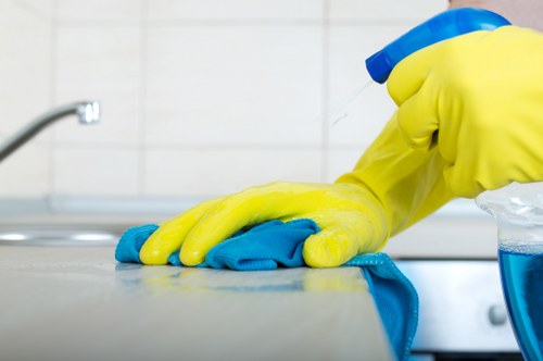 Local cleaning service handling hallway and access considerations in W1W